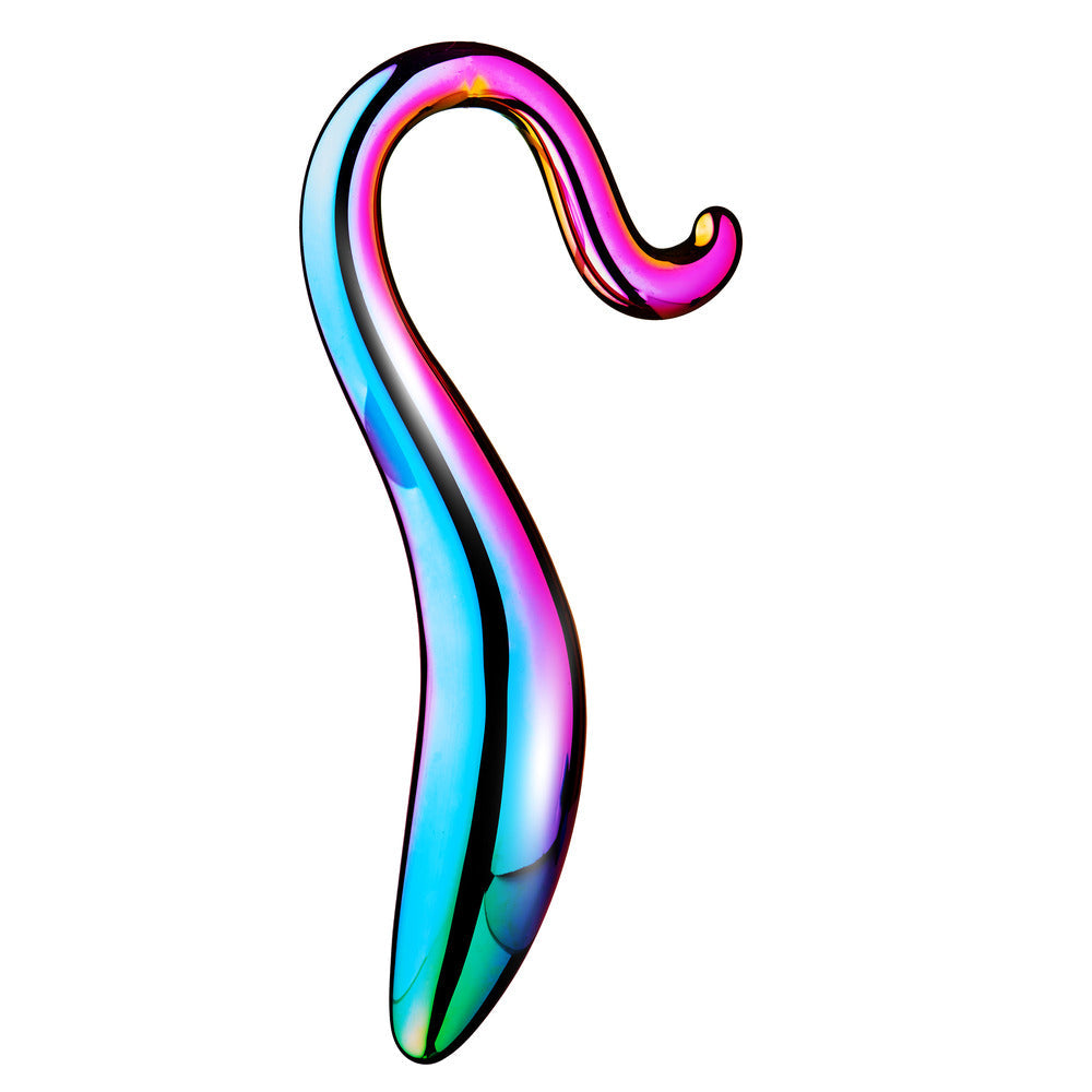 Vibrators, Sex Toy Kits and Sex Toys at Cloud9Adults - Glamour Glass Elegant Curved Dildo - Buy Sex Toys Online
