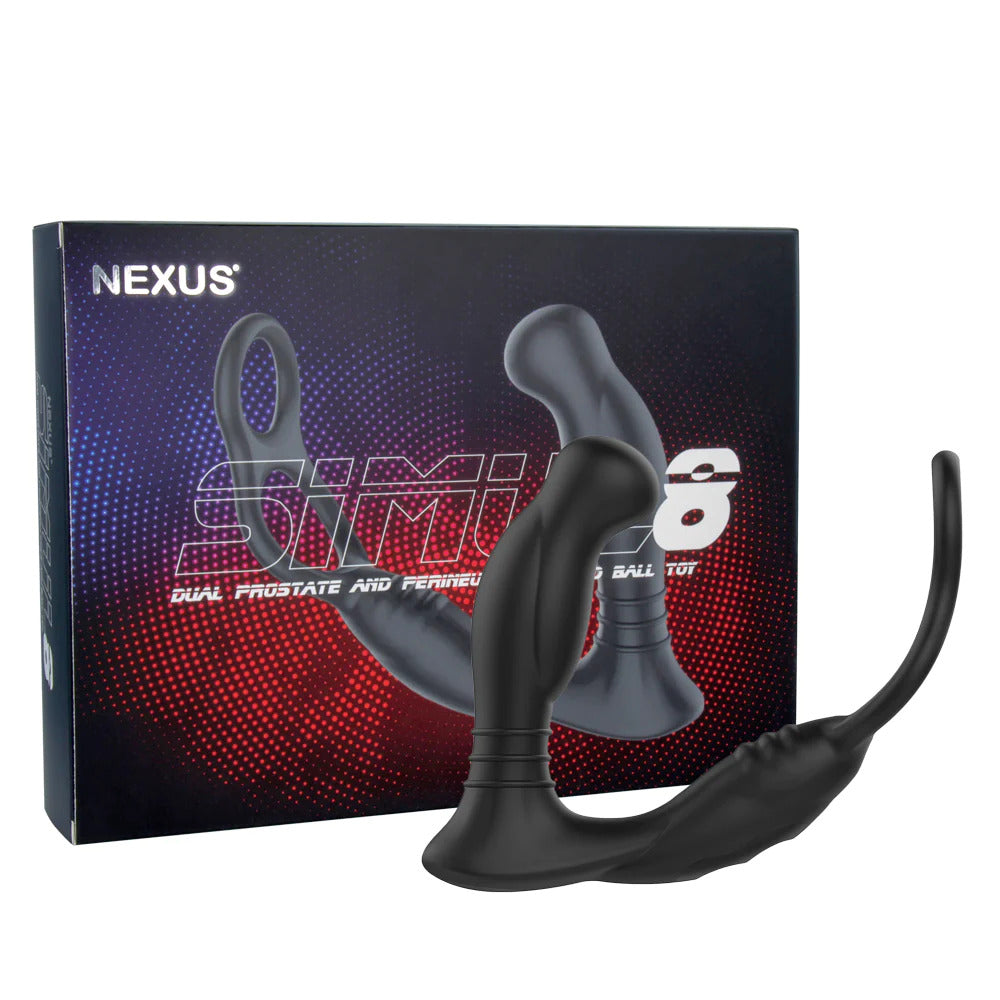 Vibrators, Sex Toy Kits and Sex Toys at Cloud9Adults - Nexus Simul8 Dual Prostate And Perineum Cock And Ball Toy - Buy Sex Toys Online