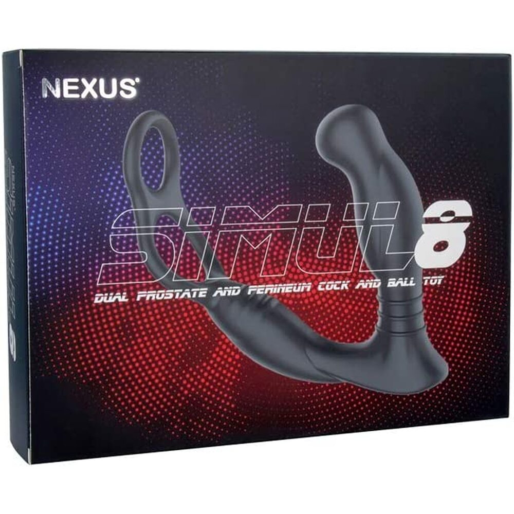 Vibrators, Sex Toy Kits and Sex Toys at Cloud9Adults - Nexus Simul8 Dual Prostate And Perineum Cock And Ball Toy - Buy Sex Toys Online