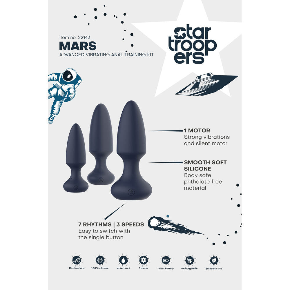 Vibrators, Sex Toy Kits and Sex Toys at Cloud9Adults - Startroopers Mars Advanced Vibrating Anal Vibe Kit - Buy Sex Toys Online