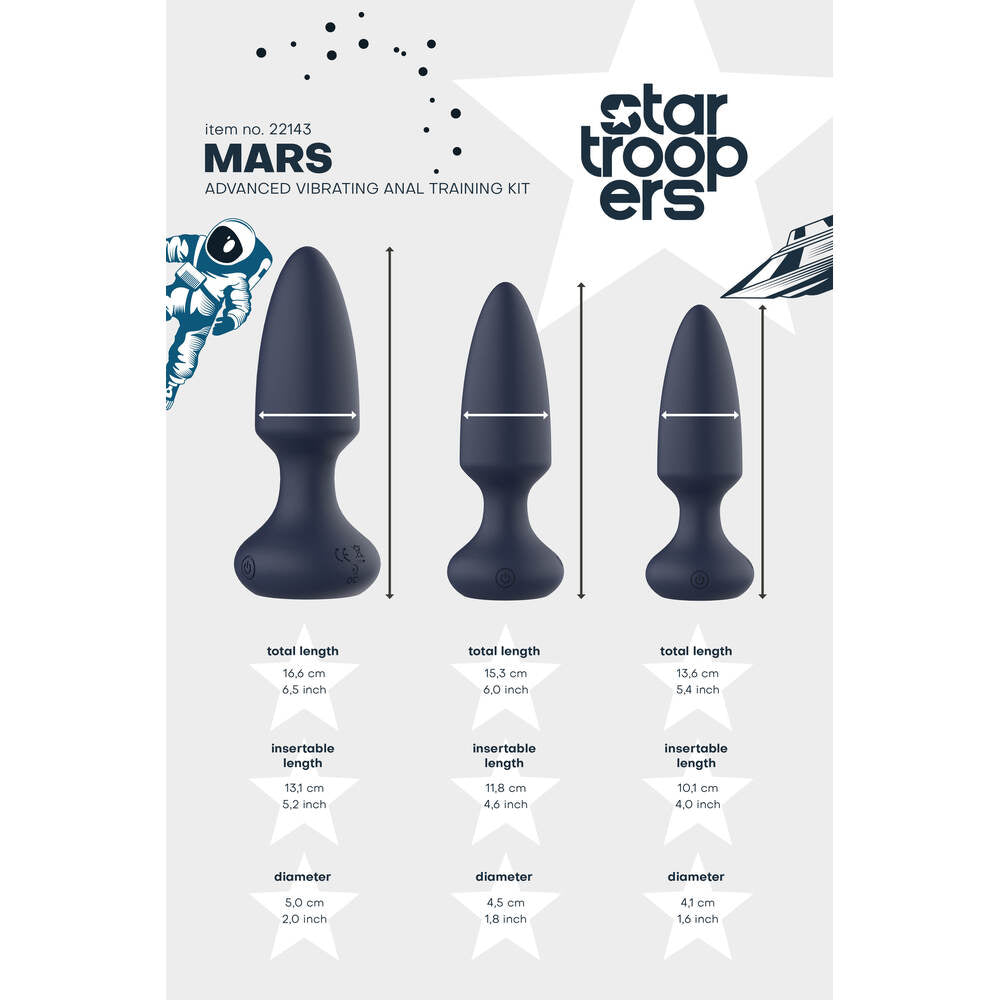 Vibrators, Sex Toy Kits and Sex Toys at Cloud9Adults - Startroopers Mars Advanced Vibrating Anal Vibe Kit - Buy Sex Toys Online