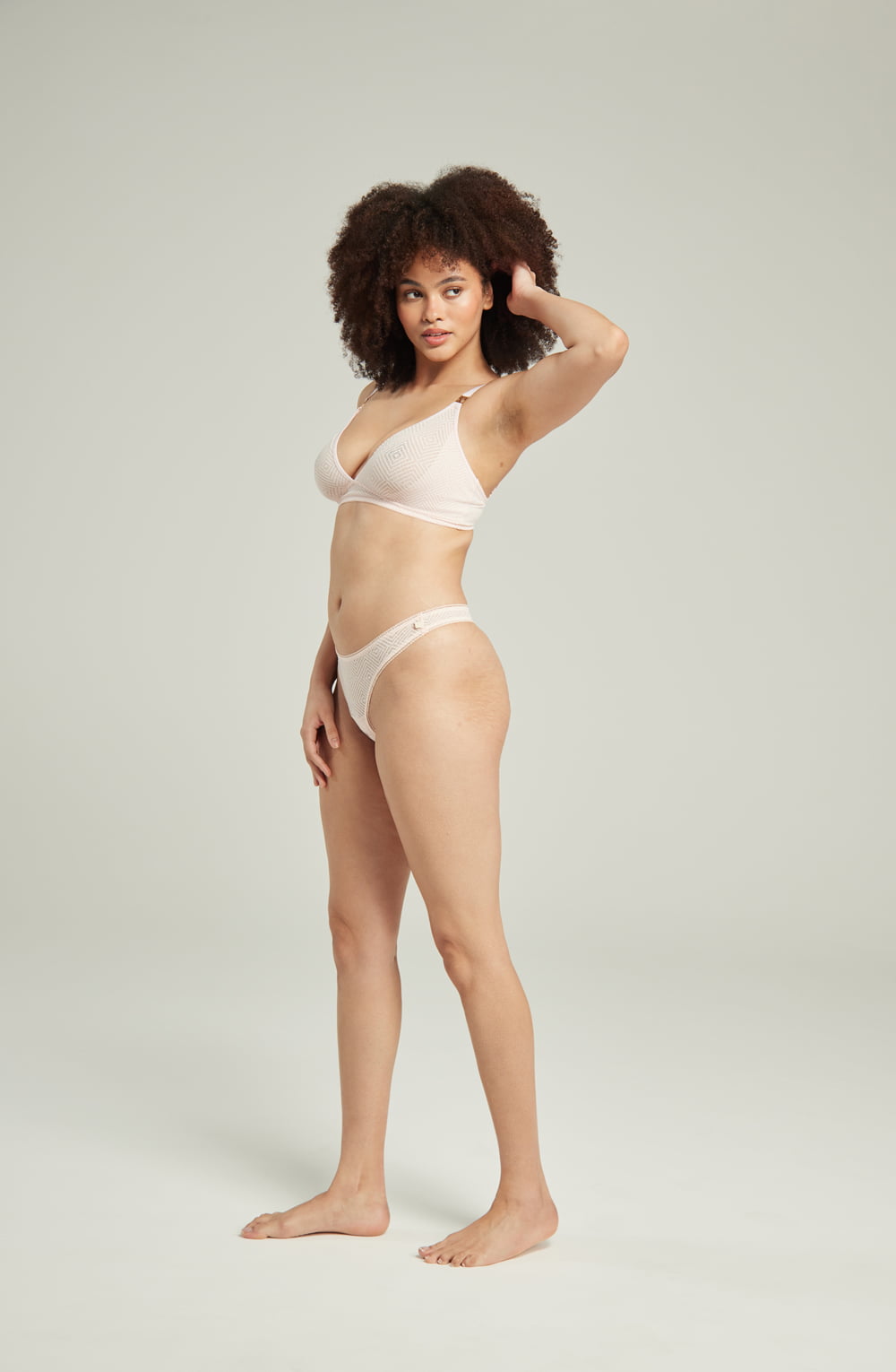 Vibrators, Sex Toy Kits and Sex Toys at Cloud9Adults - The Sheer Deco Barely There Thong Blush Pink - Buy Sex Toys Online