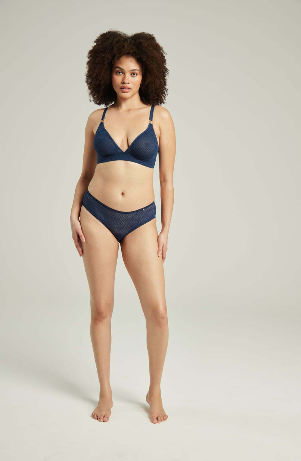 Vibrators, Sex Toy Kits and Sex Toys at Cloud9Adults - The Sheer Deco Hipster Brief Navy - Buy Sex Toys Online