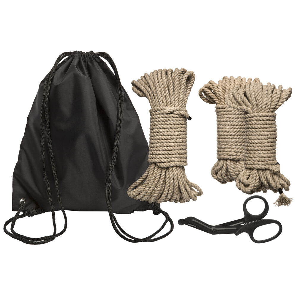 Vibrators, Sex Toy Kits and Sex Toys at Cloud9Adults - Kink Bind And Tie Initiation 5 Piece Hemp Rope Kit - Buy Sex Toys Online
