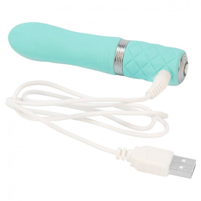 Vibrators, Sex Toy Kits and Sex Toys at Cloud9Adults - Pillow Talk Flirty Rechargeable Bullet Teal - Buy Sex Toys Online