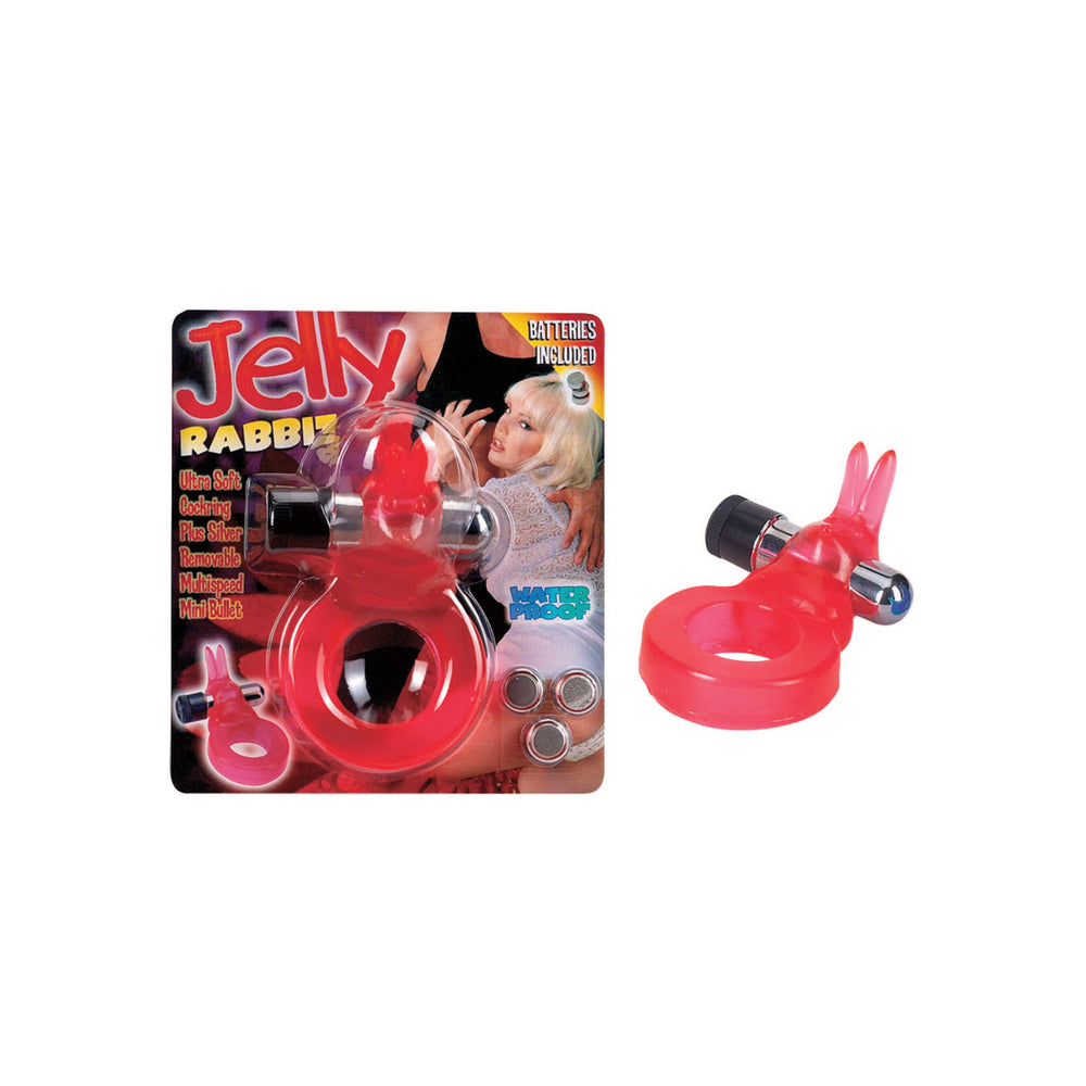 Vibrators, Sex Toy Kits and Sex Toys at Cloud9Adults - Jelly Rabbit Vibrating Cock Ring - Buy Sex Toys Online