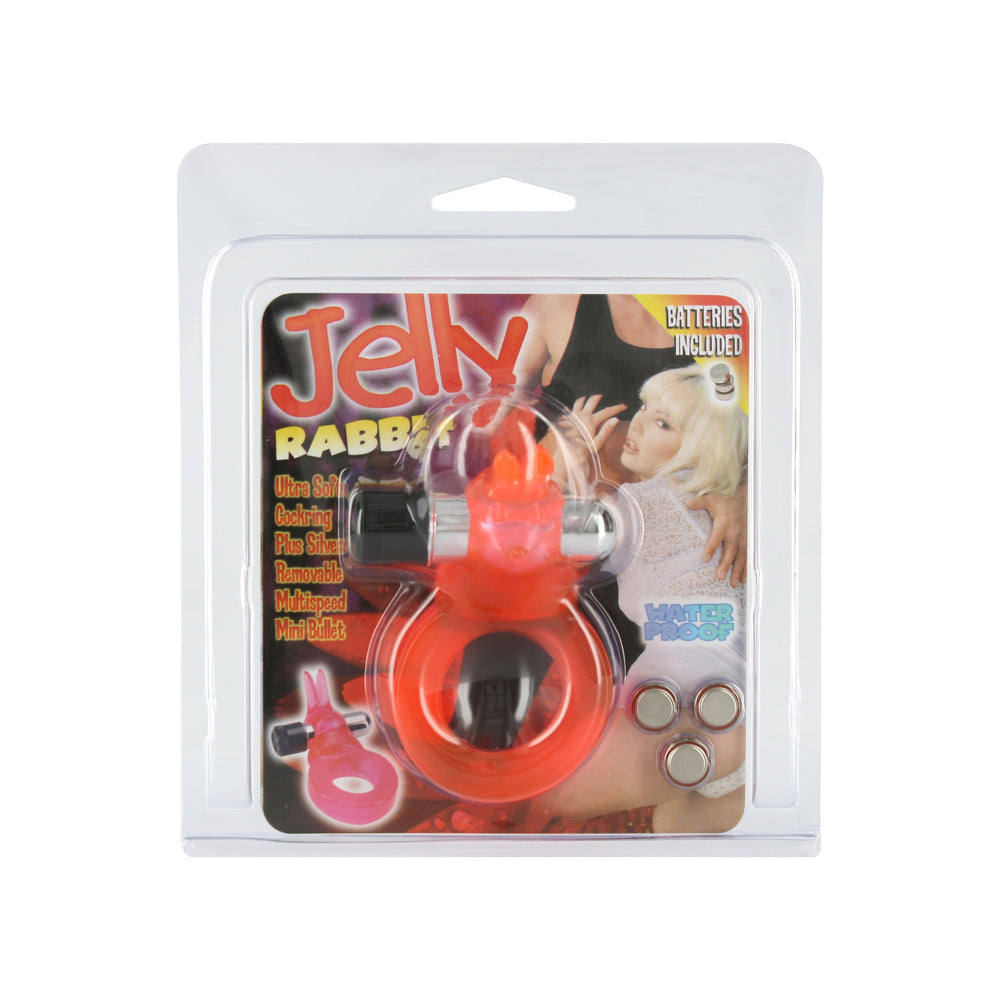 Vibrators, Sex Toy Kits and Sex Toys at Cloud9Adults - Jelly Rabbit Vibrating Cock Ring - Buy Sex Toys Online