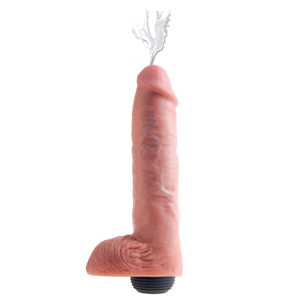 Vibrators, Sex Toy Kits and Sex Toys at Cloud9Adults - King Cock 11 Inch Squirting Cock With Balls Flesh - Buy Sex Toys Online