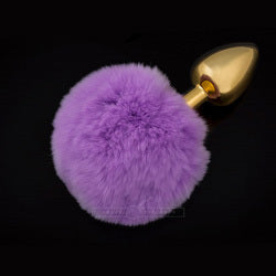 Vibrators, Sex Toy Kits and Sex Toys at Cloud9Adults - Dolce Piccante Jewellery Plug With Tail  Small Purple - Buy Sex Toys Online
