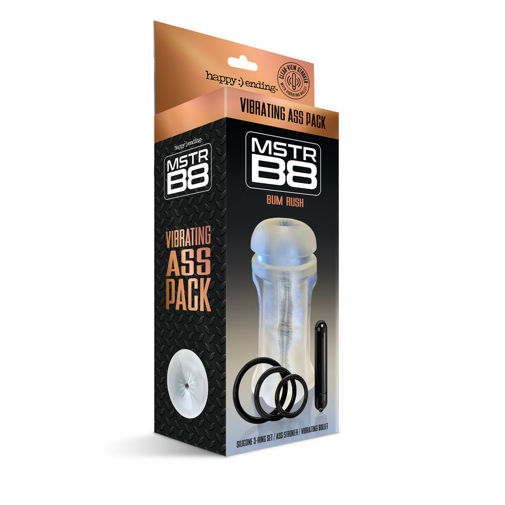 Vibrators, Sex Toy Kits and Sex Toys at Cloud9Adults - Happy Ending MSTR B8 Bum Rush Vibrating Ass Pack - Buy Sex Toys Online