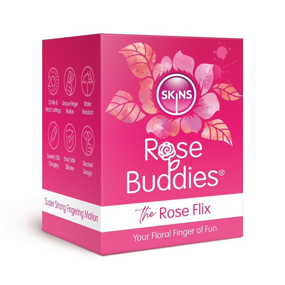 Vibrators, Sex Toy Kits and Sex Toys at Cloud9Adults - Skins Rose Buddies The Rose Flix Clitoral Massager Pink - Buy Sex Toys Online