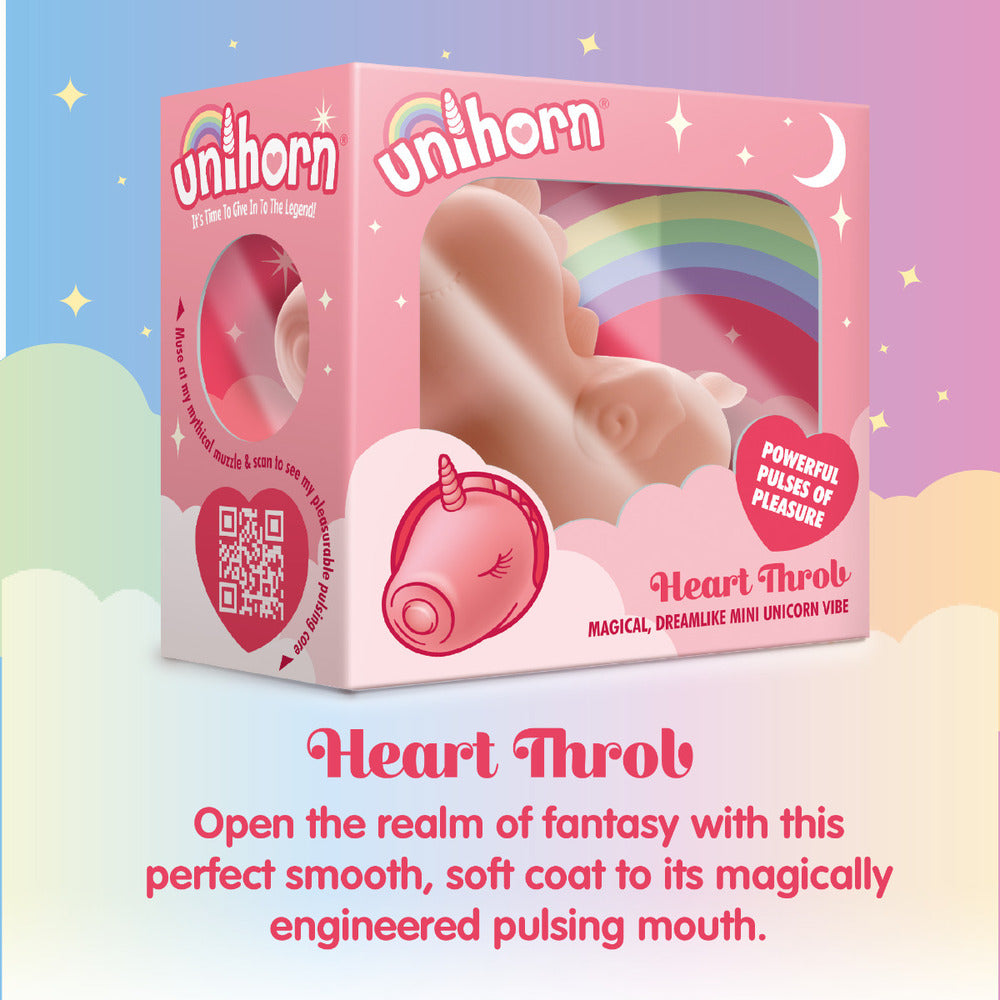 Vibrators, Sex Toy Kits and Sex Toys at Cloud9Adults - Unihorn Heart Throb Pulsating Unicorn Vibe - Buy Sex Toys Online