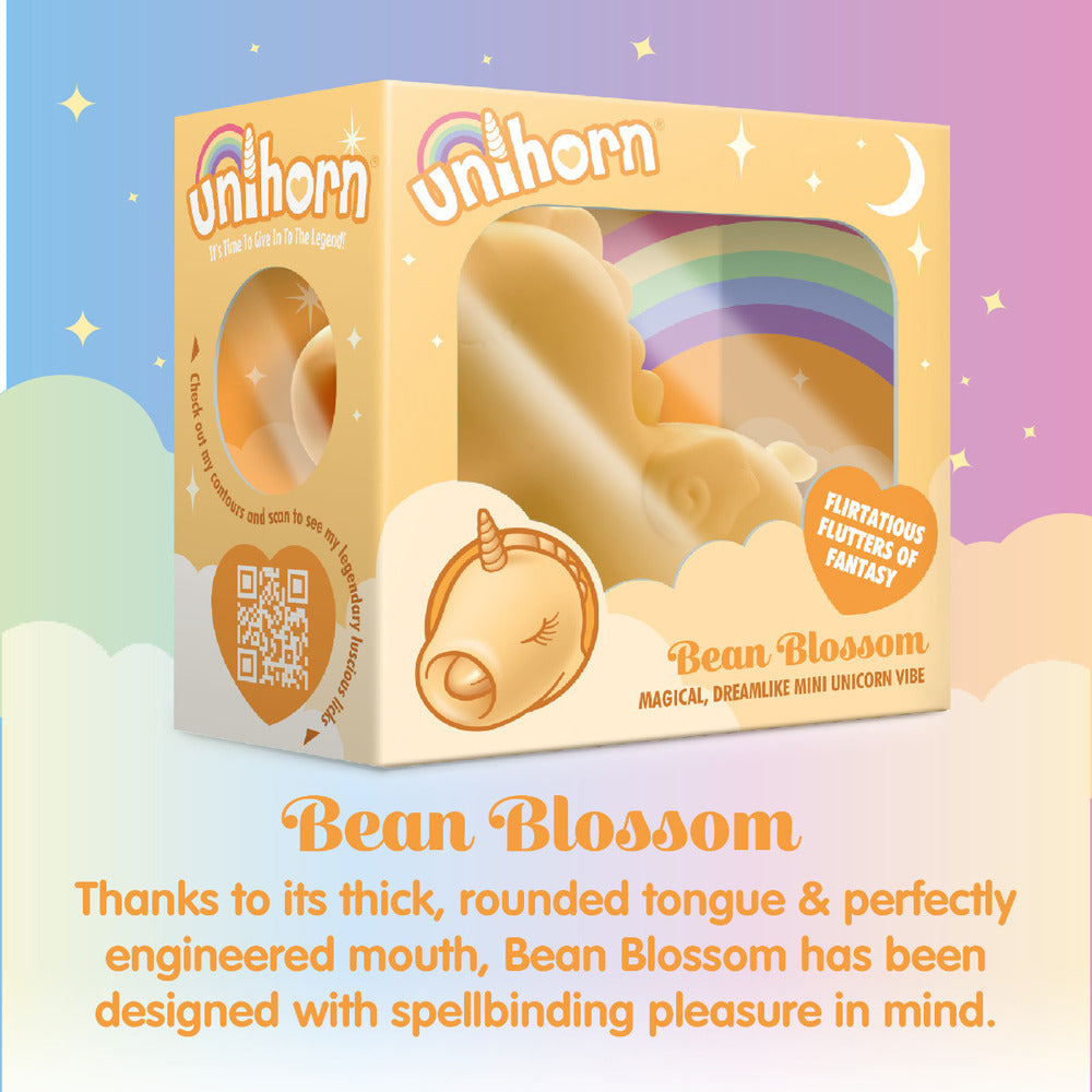 Vibrators, Sex Toy Kits and Sex Toys at Cloud9Adults - Unihorn Bean Blossom Flickering Tongue Unicorn Vibe - Buy Sex Toys Online