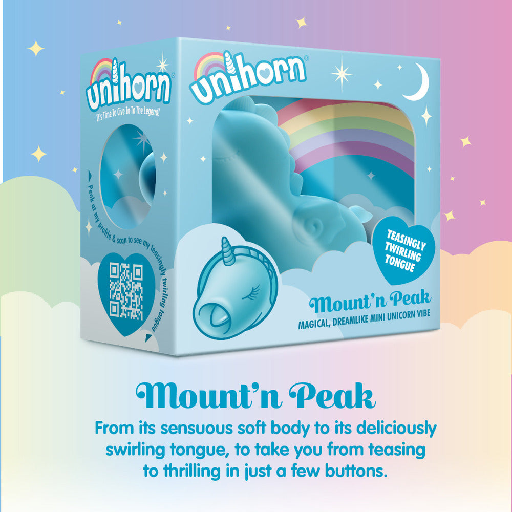 Vibrators, Sex Toy Kits and Sex Toys at Cloud9Adults - Unihorn Mountn Peak Twirling Tongue Unicorn Vibe - Buy Sex Toys Online