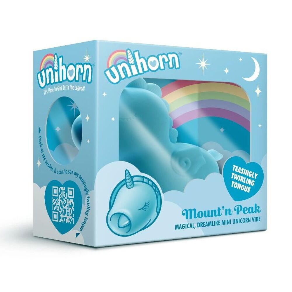 Vibrators, Sex Toy Kits and Sex Toys at Cloud9Adults - Unihorn Mountn Peak Twirling Tongue Unicorn Vibe - Buy Sex Toys Online