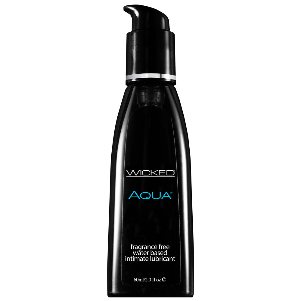 Vibrators, Sex Toy Kits and Sex Toys at Cloud9Adults - Wicked Aqua Fragrance Free Waterbase Lubricant 60mls - Buy Sex Toys Online
