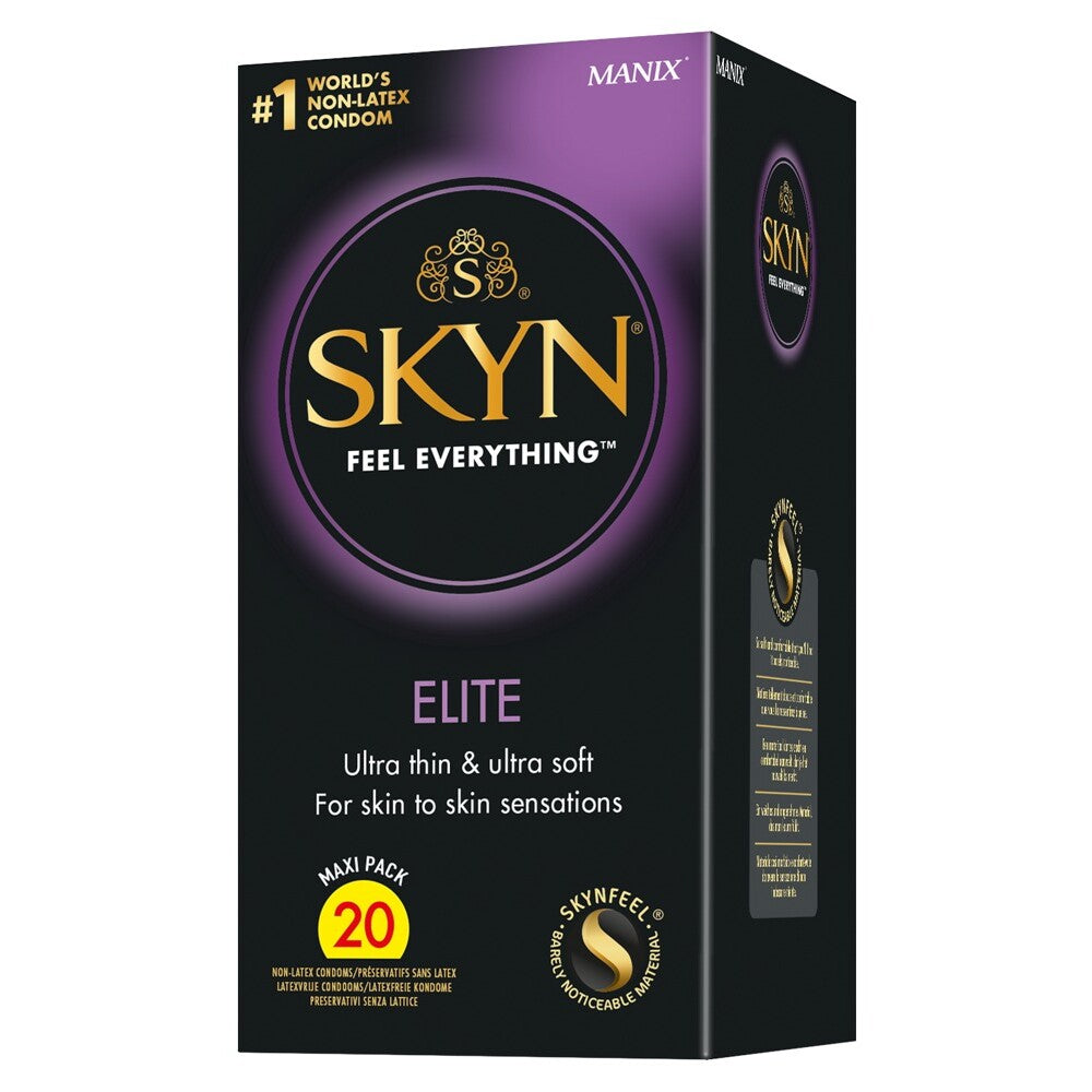 Vibrators, Sex Toy Kits and Sex Toys at Cloud9Adults - SKYN Latex Free Condoms Elite 20 Pack - Buy Sex Toys Online