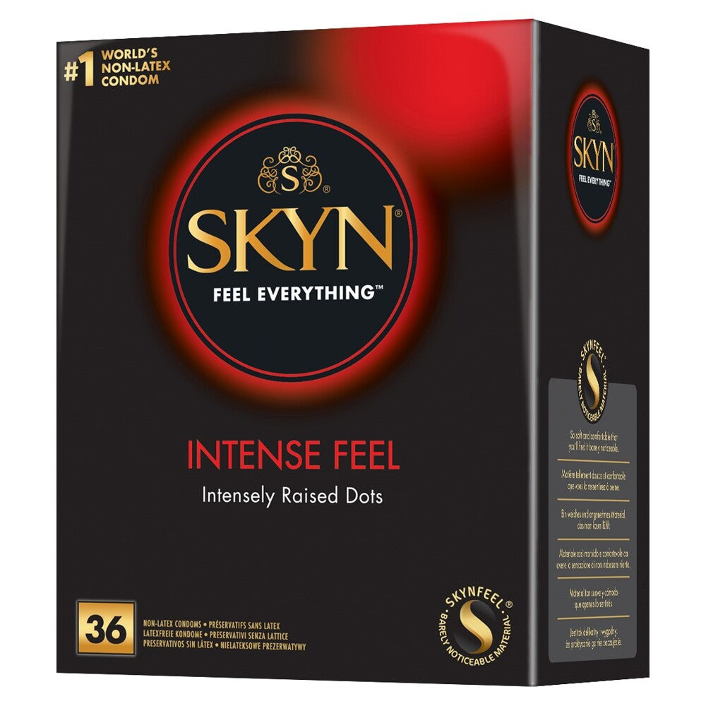 Vibrators, Sex Toy Kits and Sex Toys at Cloud9Adults - SKYN Latex Free Condoms Intense Feel 36 Pack - Buy Sex Toys Online
