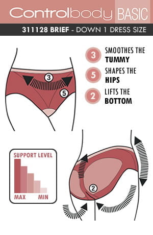 Vibrators, Sex Toy Kits and Sex Toys at Cloud9Adults - Control Body 311128 Shaping Brief Bianco - Buy Sex Toys Online