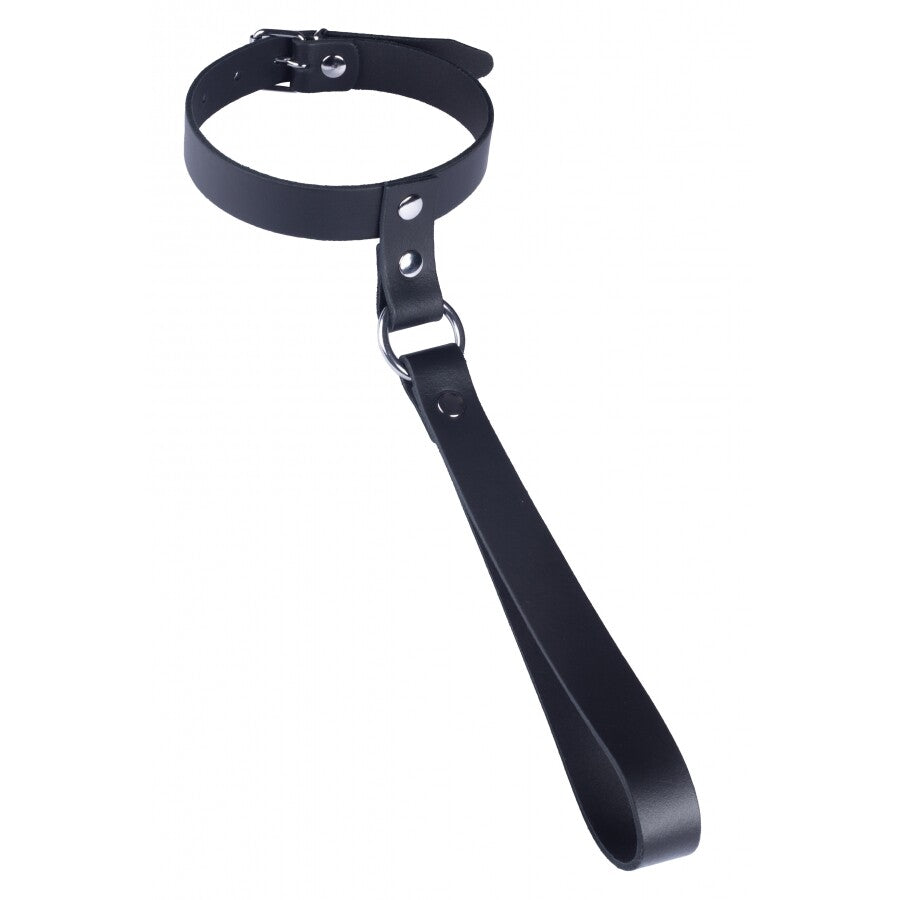 Vibrators, Sex Toy Kits and Sex Toys at Cloud9Adults - The Red Leather Collar with Short Leash - Buy Sex Toys Online
