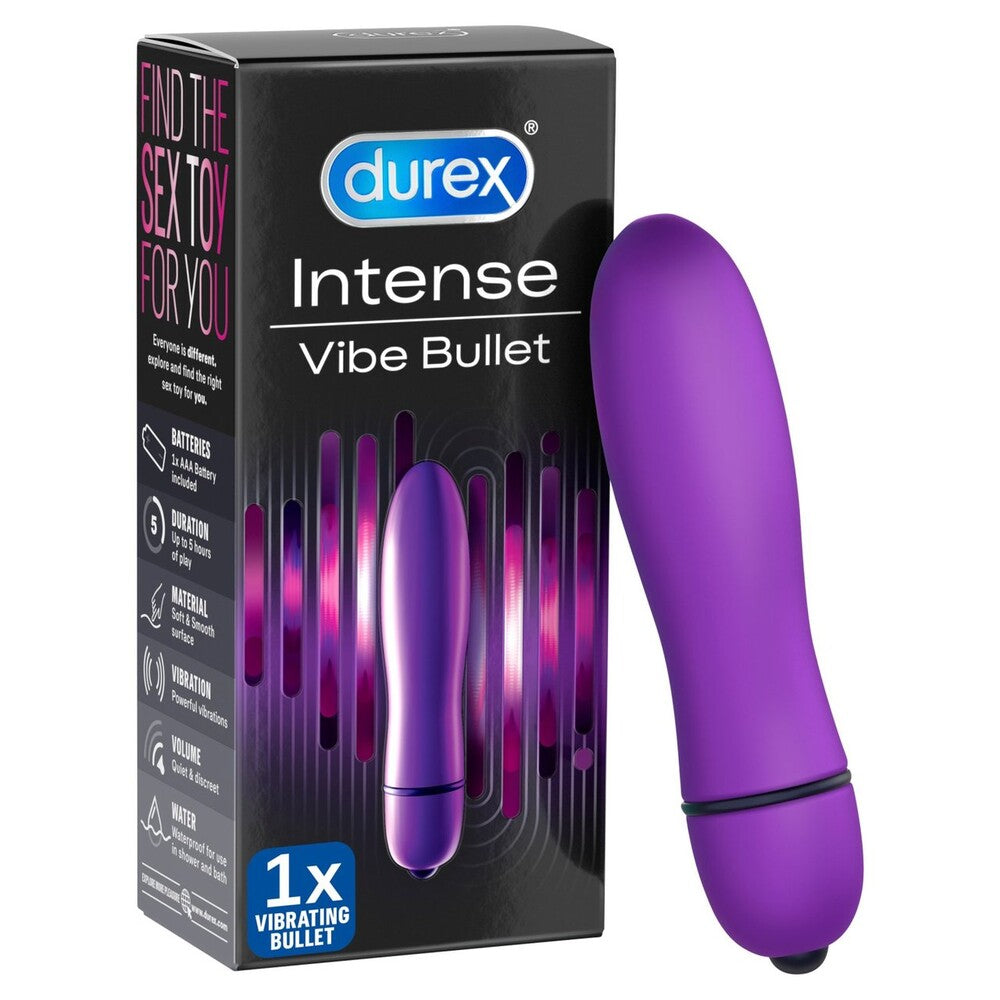 Vibrators, Sex Toy Kits and Sex Toys at Cloud9Adults - Durex Intense Delight Vibrating Bullet - Buy Sex Toys Online