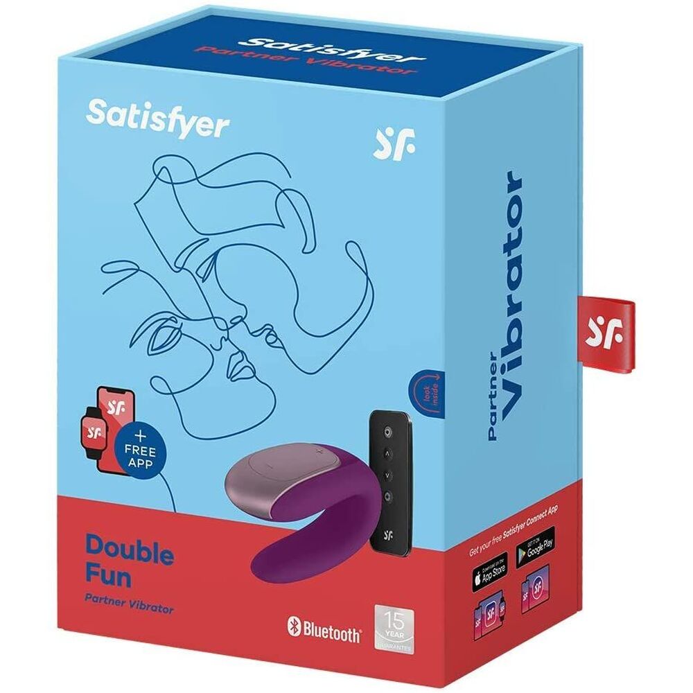Vibrators, Sex Toy Kits and Sex Toys at Cloud9Adults - Satisfyer Partner Double Fun App Enabled - Buy Sex Toys Online