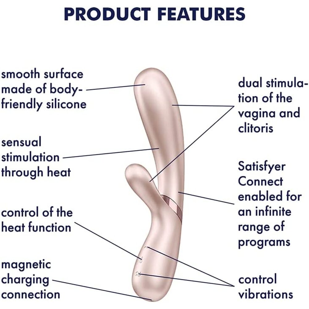 Vibrators, Sex Toy Kits and Sex Toys at Cloud9Adults - Satisfyer Hot Lover Warming Vibrator With App Control Pink - Buy Sex Toys Online