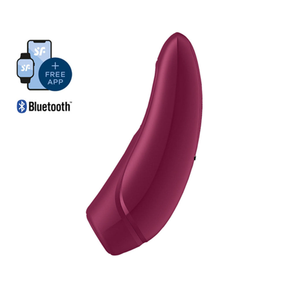 Vibrators, Sex Toy Kits and Sex Toys at Cloud9Adults - Satisfyer App Enabled Curvy 1 Plus Rose Red - Buy Sex Toys Online