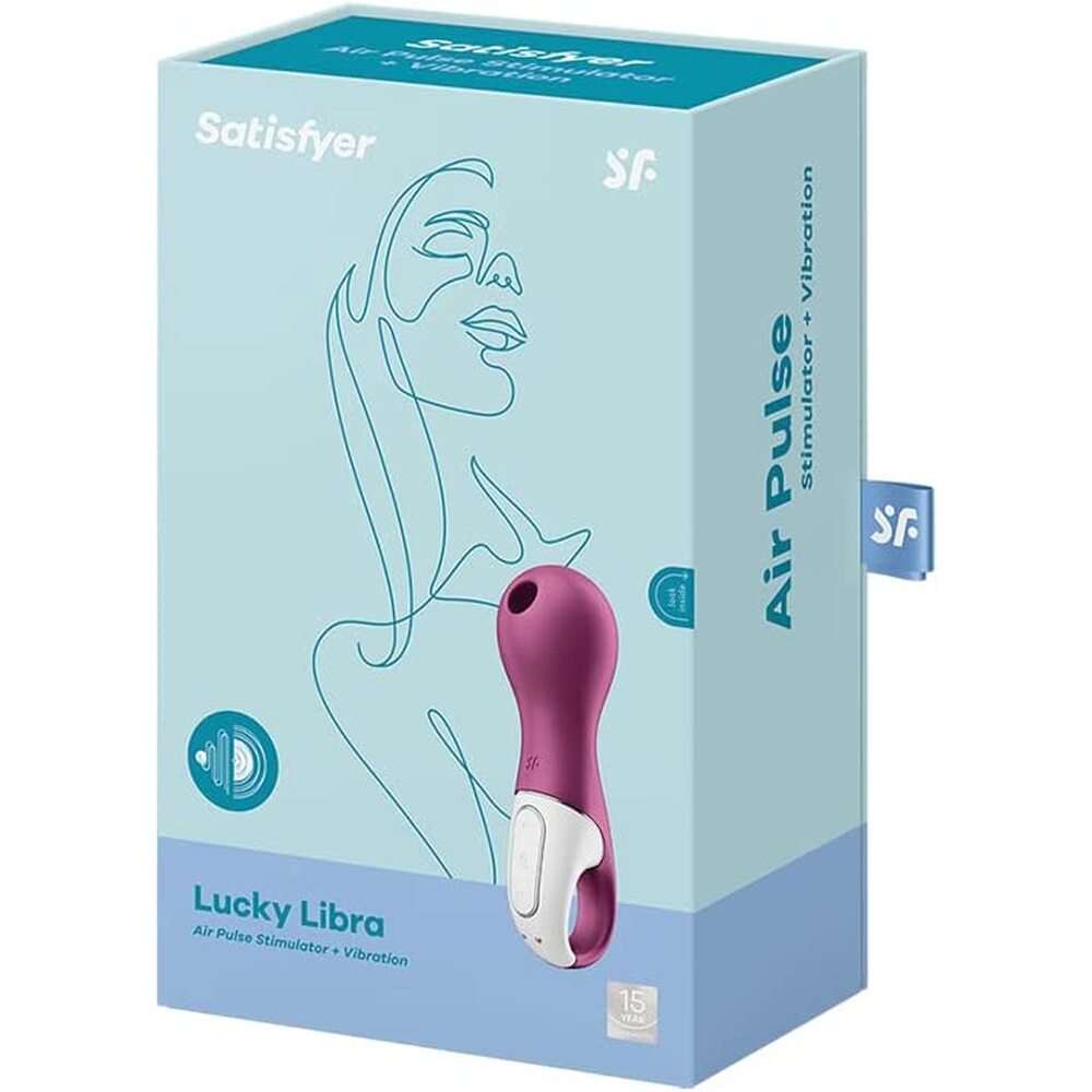 Vibrators, Sex Toy Kits and Sex Toys at Cloud9Adults - Satisfyer Lucky Libra Air Pulse Stim and Vibe - Buy Sex Toys Online