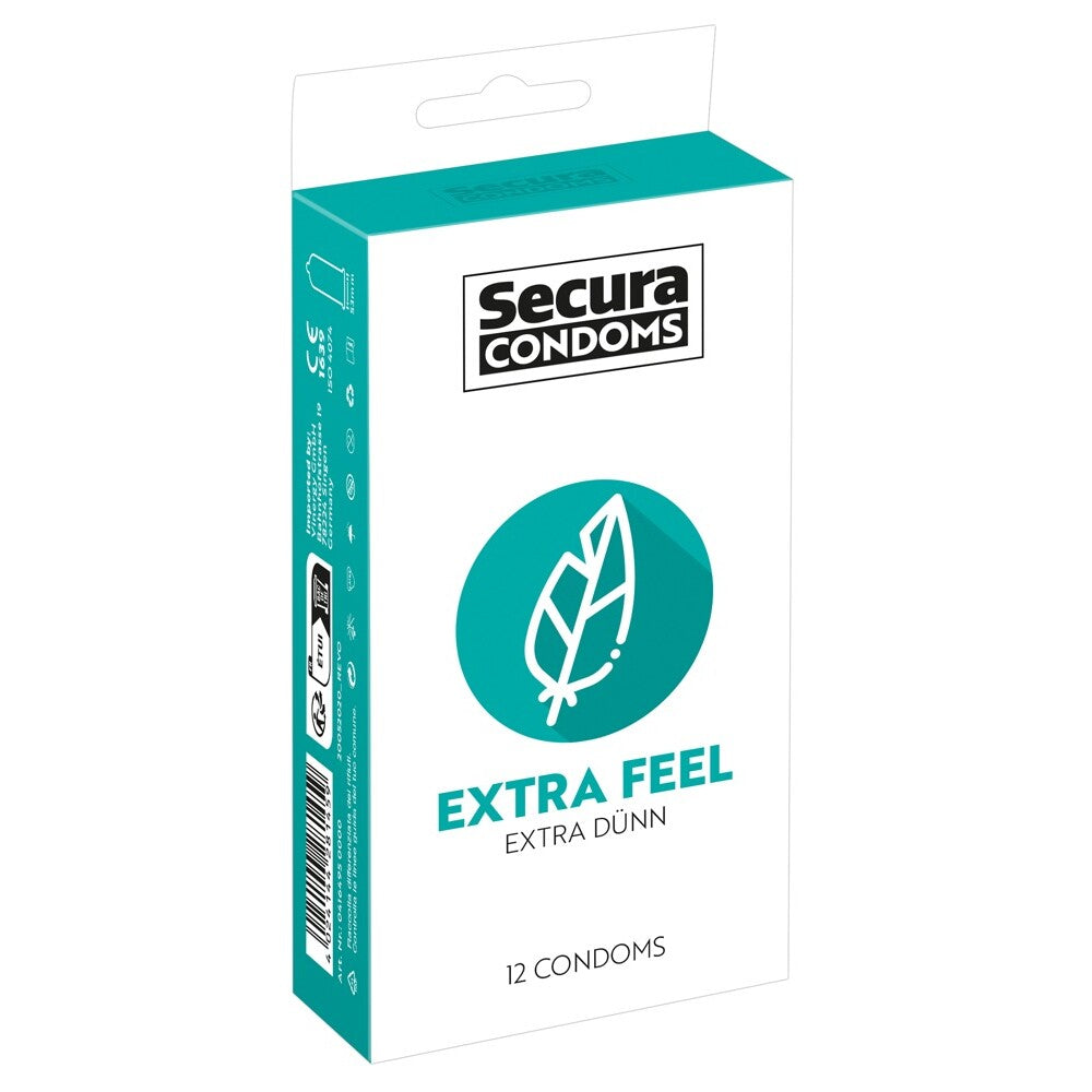 Vibrators, Sex Toy Kits and Sex Toys at Cloud9Adults - Secura Condoms 12 Pack Extra Feel - Buy Sex Toys Online