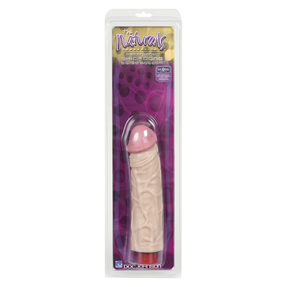 Vibrators, Sex Toy Kits and Sex Toys at Cloud9Adults - The Naturals Heavy Veined 8 Inch Vibrating Dong Thick - Buy Sex Toys Online