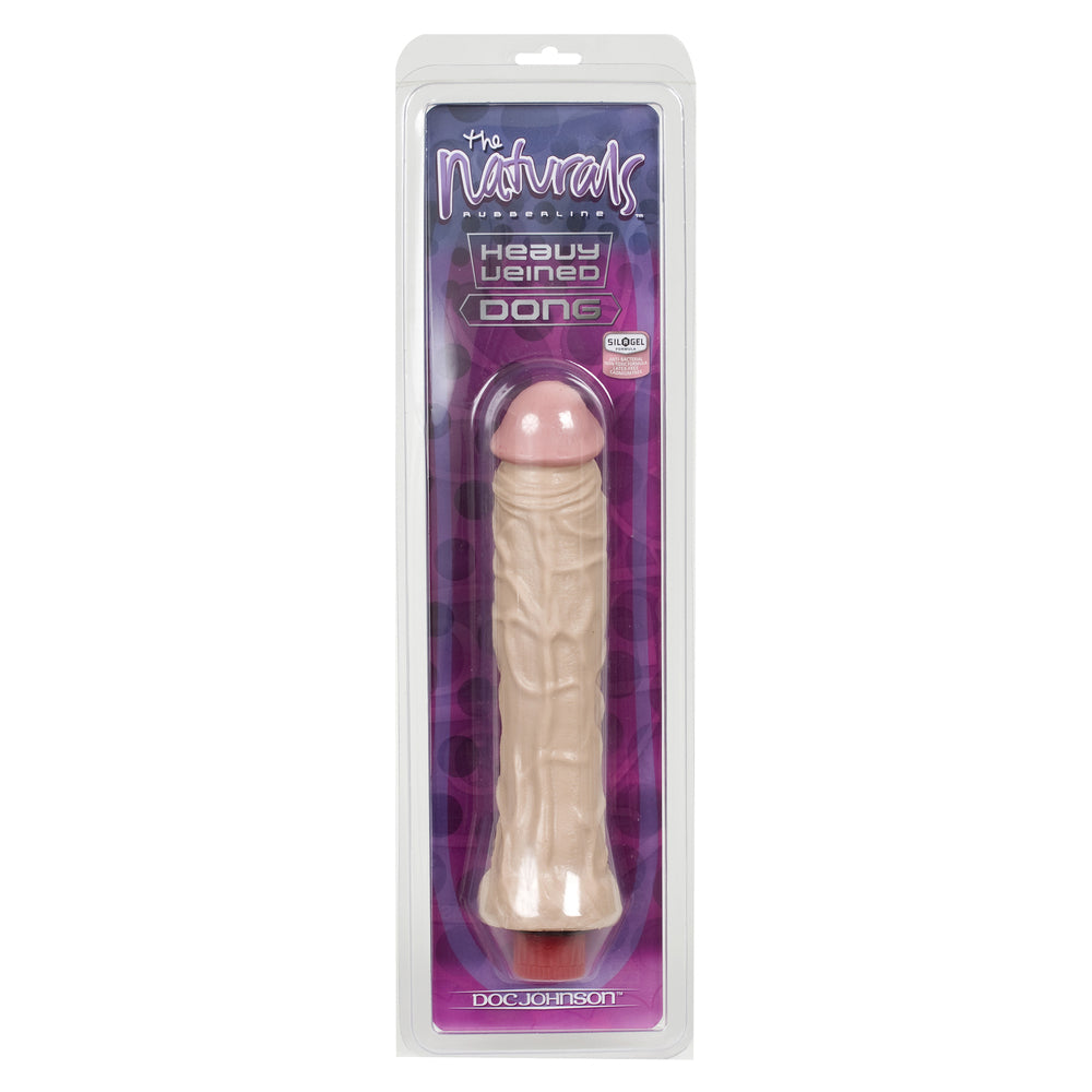 Vibrators, Sex Toy Kits and Sex Toys at Cloud9Adults - The Naturals Heavy Veined 8 Inch Vibrating Dong Thin - Buy Sex Toys Online