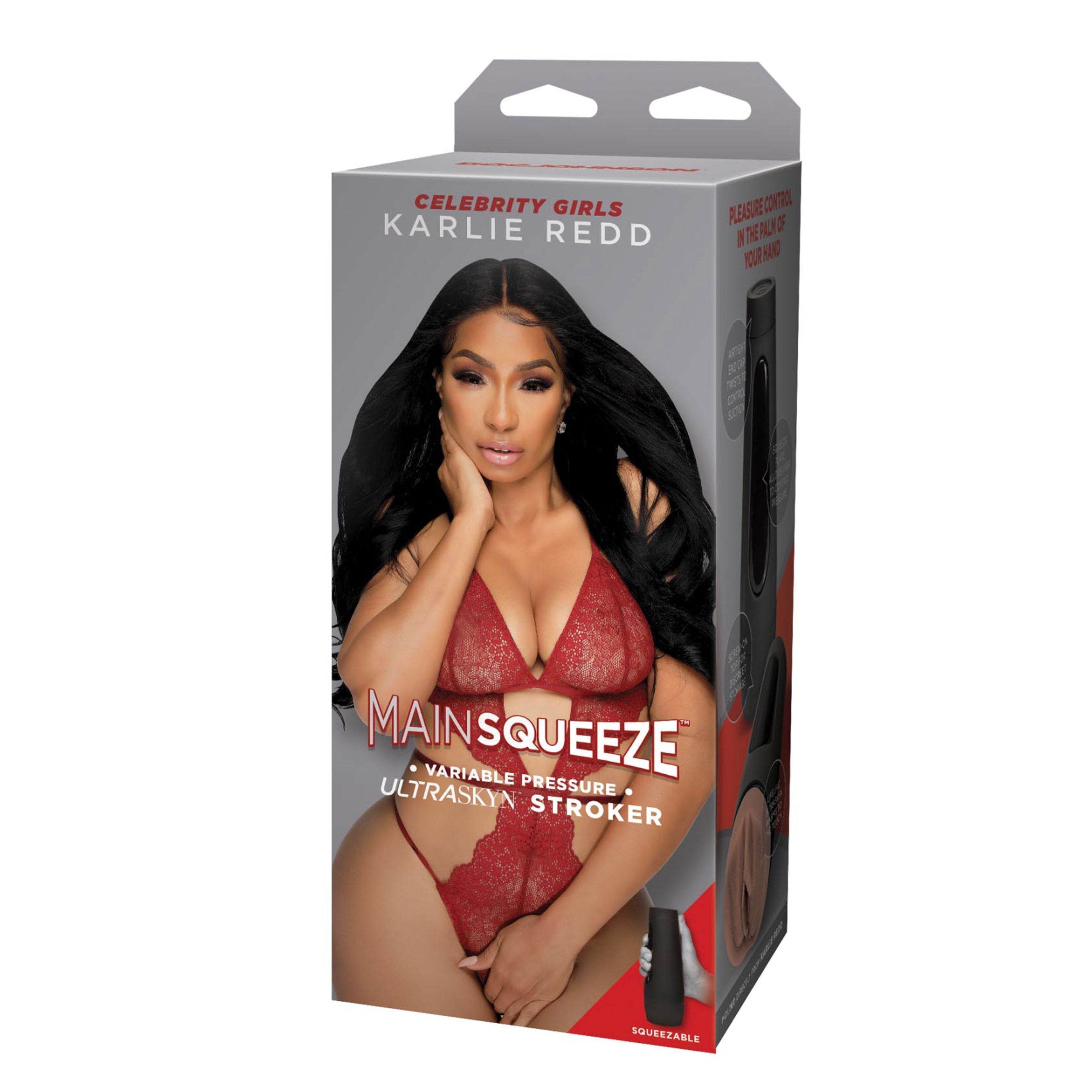 Vibrators, Sex Toy Kits and Sex Toys at Cloud9Adults - Doc Johnson Karlie Redd Main Squeeze Masturbator - Buy Sex Toys Online