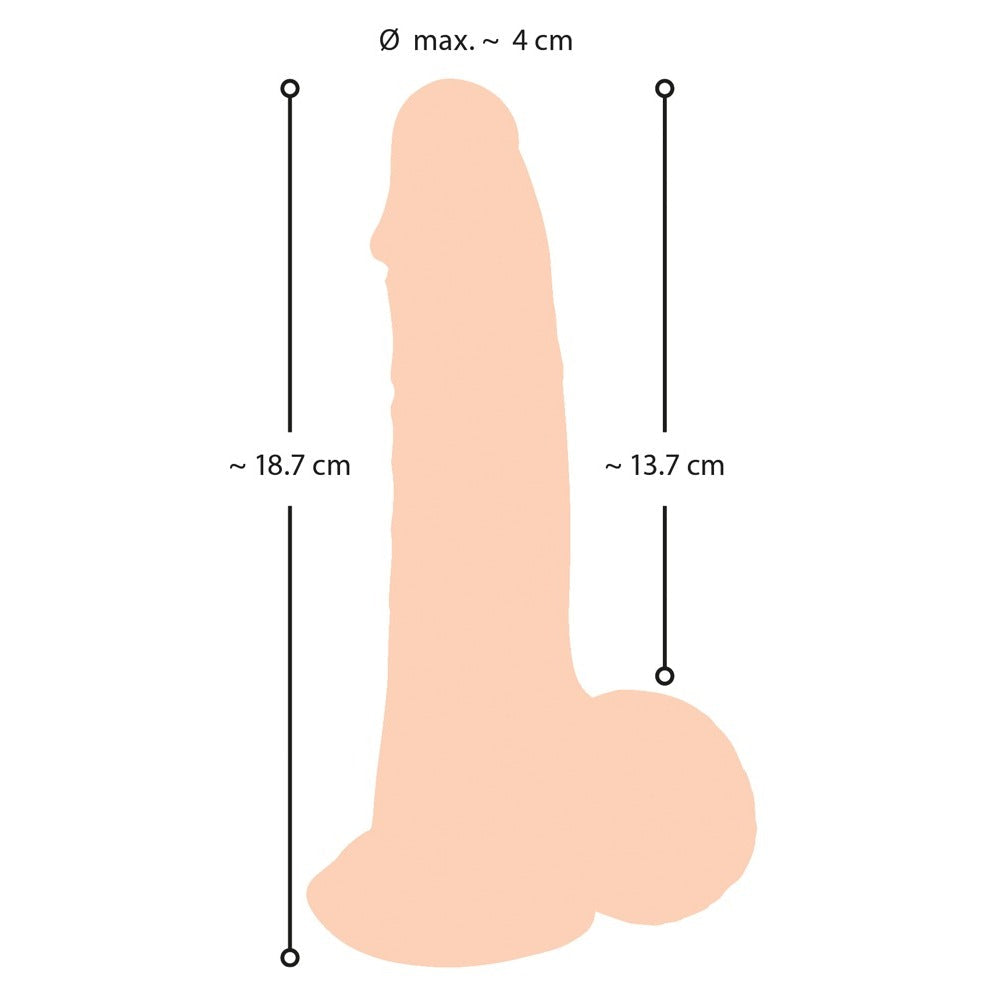 Vibrators, Sex Toy Kits and Sex Toys at Cloud9Adults - Nature Skin Dildo With Movable Skin 19cm - Buy Sex Toys Online