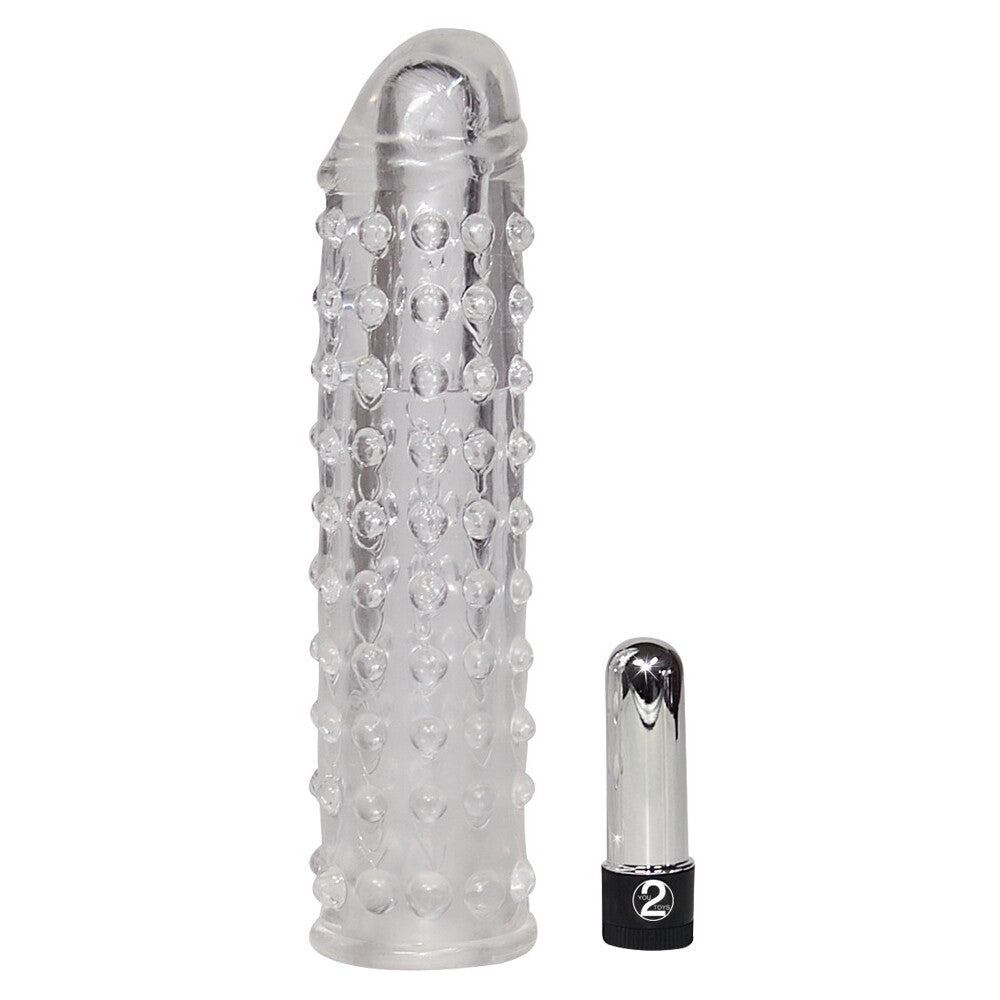Vibrators, Sex Toy Kits and Sex Toys at Cloud9Adults - Clear Vibrating Penis Sleeve - Buy Sex Toys Online