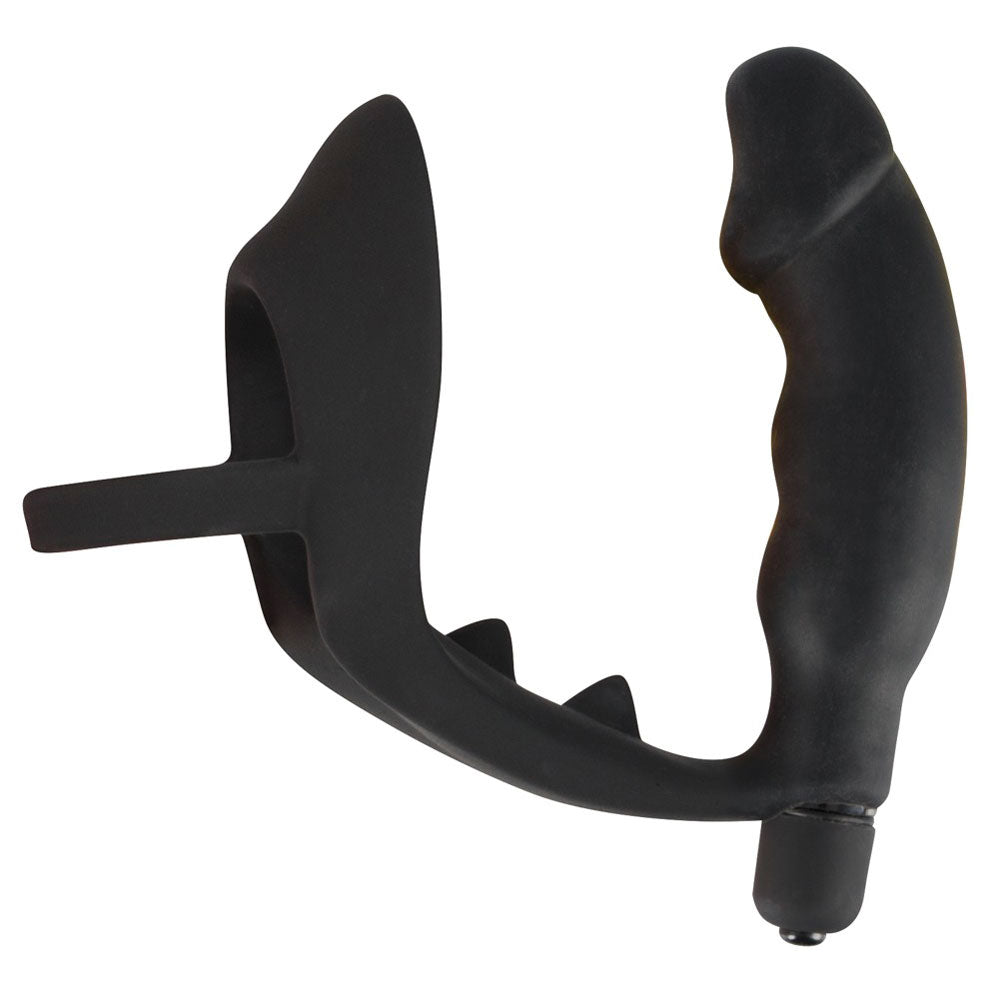 Vibrators, Sex Toy Kits and Sex Toys at Cloud9Adults - Black Velvets Cock Ring And Vibrating Anal Plug - Buy Sex Toys Online