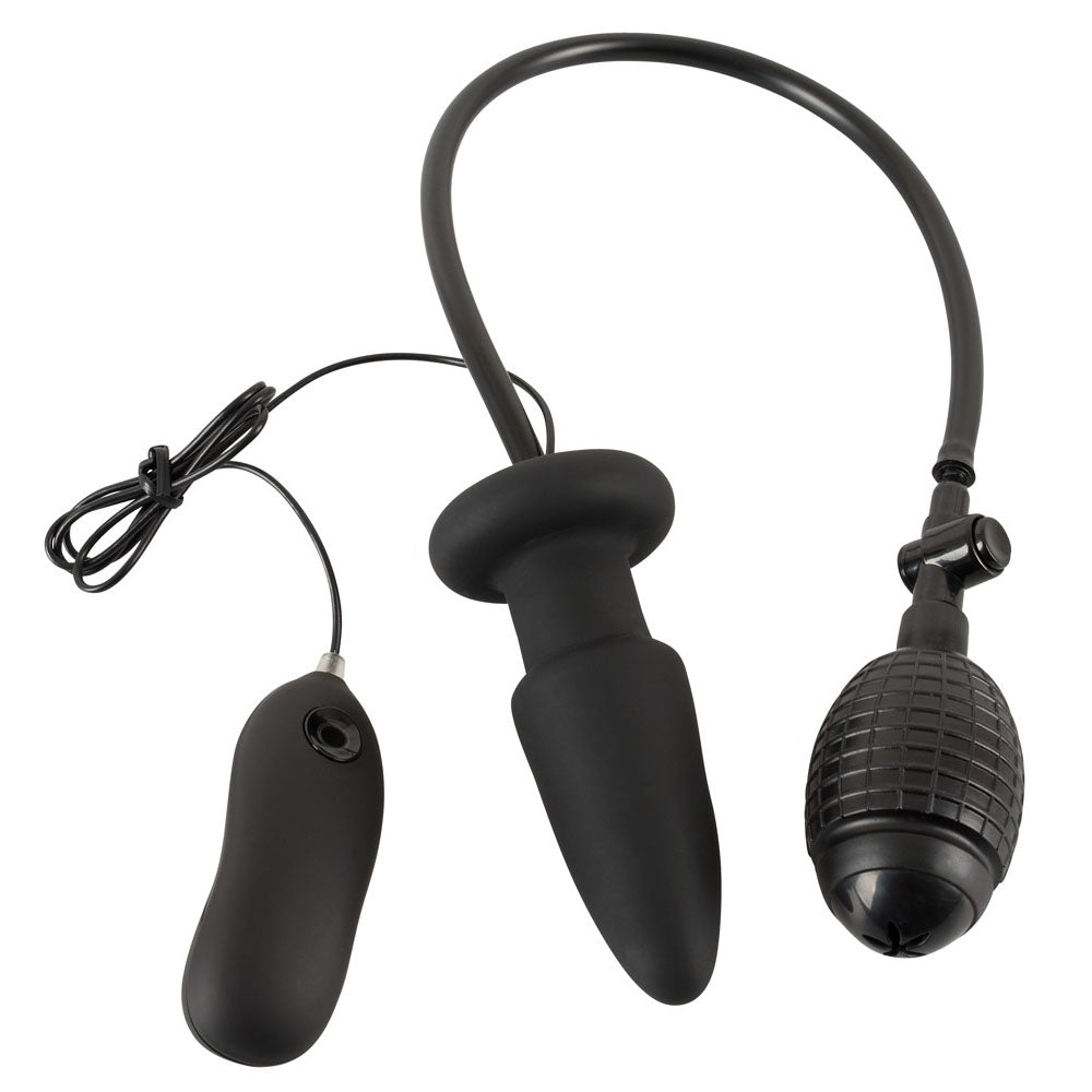 Vibrators, Sex Toy Kits and Sex Toys at Cloud9Adults - Inflatable And Vibrating Silicone Butt Plug - Buy Sex Toys Online