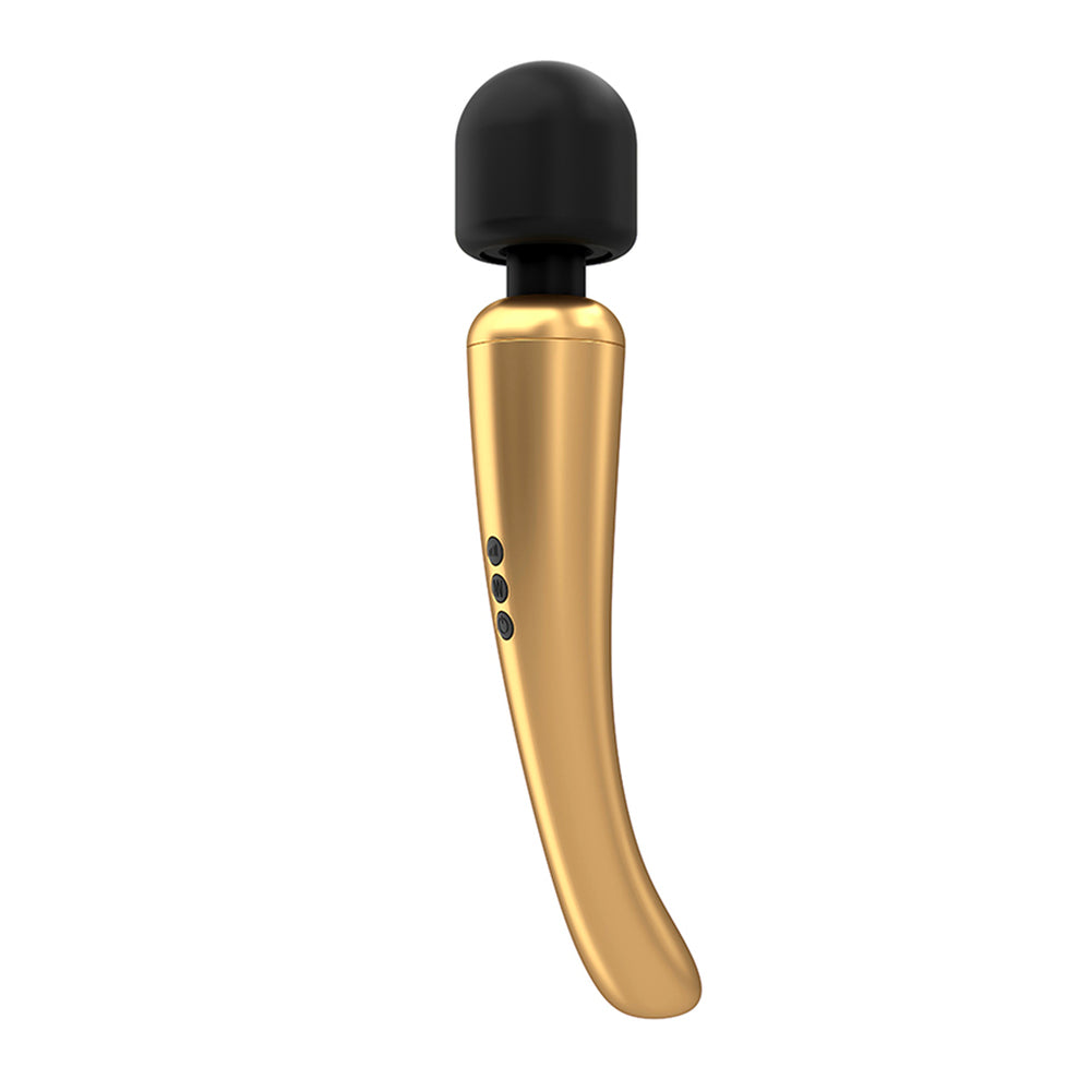 Vibrators, Sex Toy Kits and Sex Toys at Cloud9Adults - Dorcel Rechargeable Mega Wand Gold - Buy Sex Toys Online