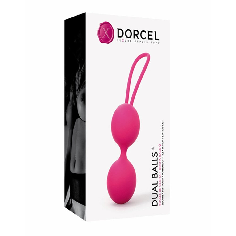 Vibrators, Sex Toy Kits and Sex Toys at Cloud9Adults - Dorcel Soft Touch Geisha  Dual Balls Pink - Buy Sex Toys Online