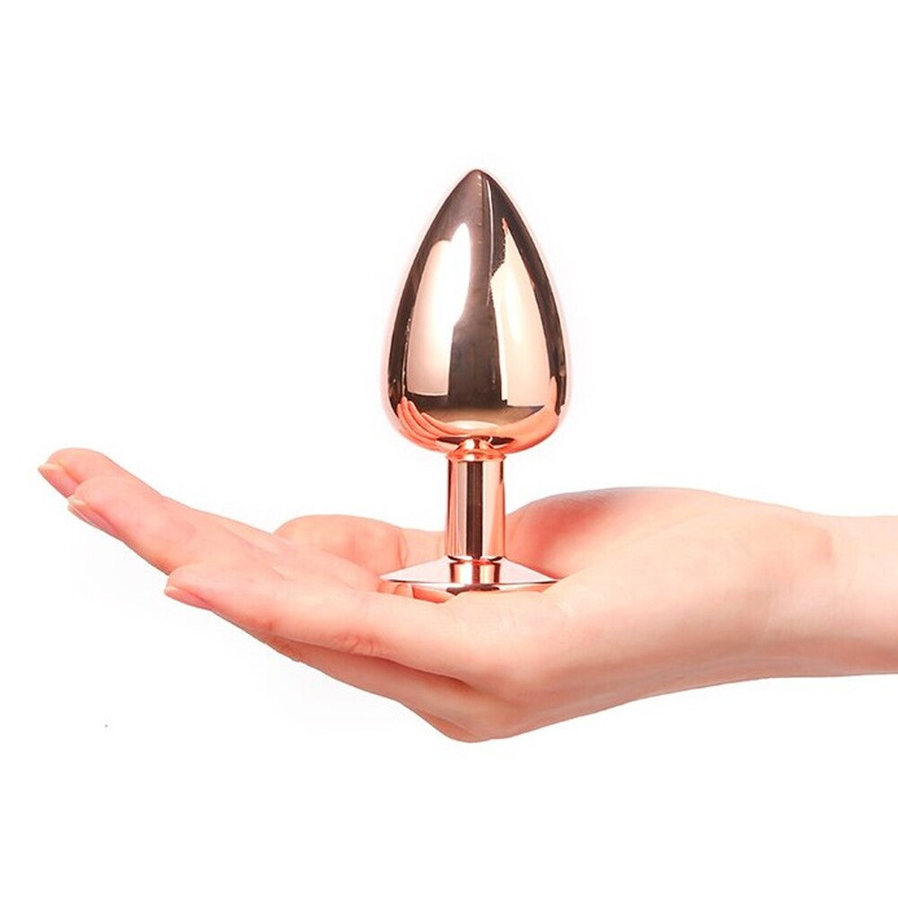 Vibrators, Sex Toy Kits and Sex Toys at Cloud9Adults - Dorcel Diamond Butt Plug Rose Gold Large - Buy Sex Toys Online