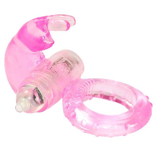 Vibrators, Sex Toy Kits and Sex Toys at Cloud9Adults - Pink Jelly Vibrating Rabbit Cock Ring - Buy Sex Toys Online