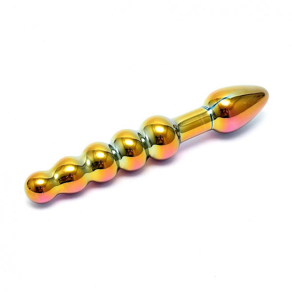 Vibrators, Sex Toy Kits and Sex Toys at Cloud9Adults - Sensual Multi Coloured Glass Laila Anal Probe - Buy Sex Toys Online