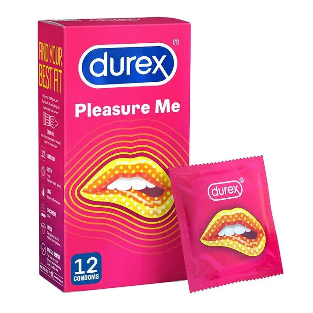 Vibrators, Sex Toy Kits and Sex Toys at Cloud9Adults - Durex Pleasure Me Ribbed And Dotted Condoms 12 Pack - Buy Sex Toys Online