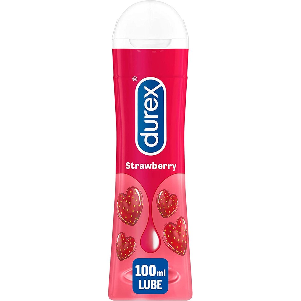 Vibrators, Sex Toy Kits and Sex Toys at Cloud9Adults - Durex Strawberry Gel Lubricant 100ml - Buy Sex Toys Online