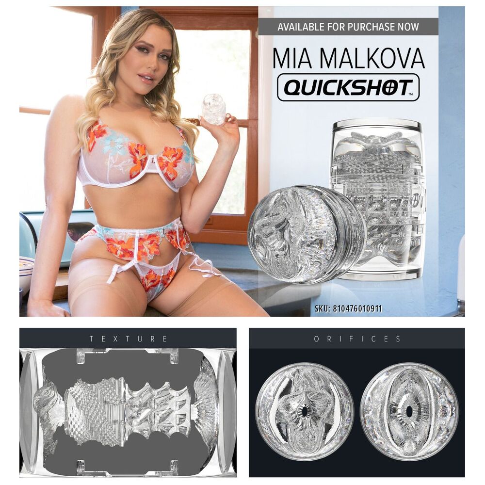 Vibrators, Sex Toy Kits and Sex Toys at Cloud9Adults - Fleshlight Quickshot Mia Malkova Lady and Butt - Buy Sex Toys Online