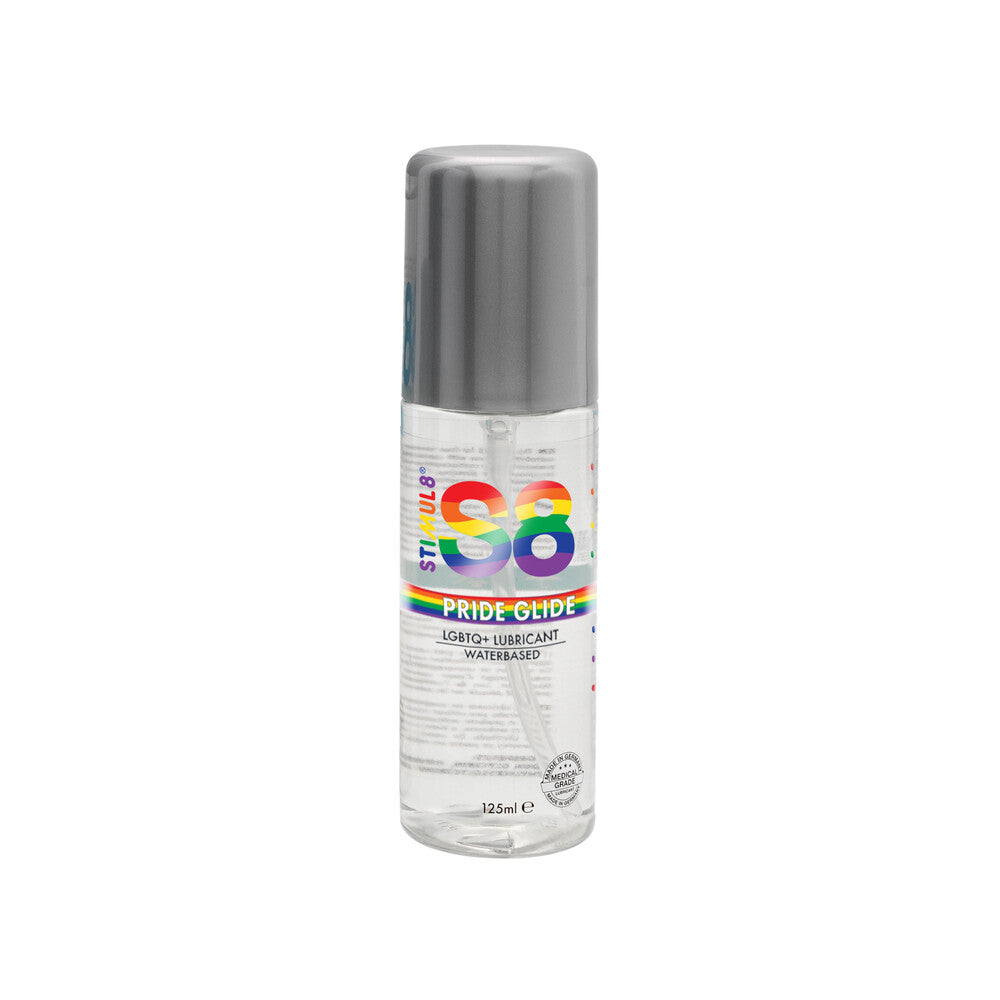 Vibrators, Sex Toy Kits and Sex Toys at Cloud9Adults - S8 Pride Glide Water Based Lubricant 125ml - Buy Sex Toys Online
