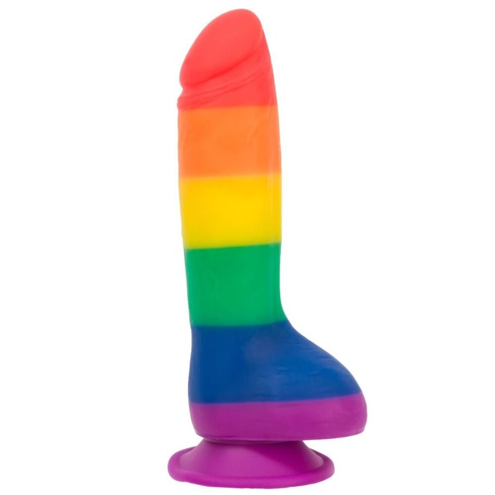 Vibrators, Sex Toy Kits and Sex Toys at Cloud9Adults - Addiction Justin 8 Inch Rainbow Dildo - Buy Sex Toys Online