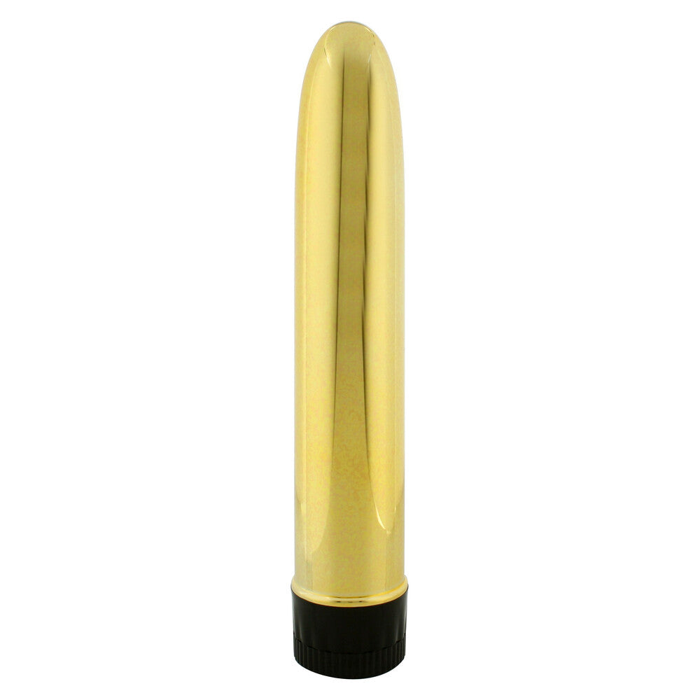 Vibrators, Sex Toy Kits and Sex Toys at Cloud9Adults - Slimline Smooth Multi Speed Vibrator Gold - Buy Sex Toys Online