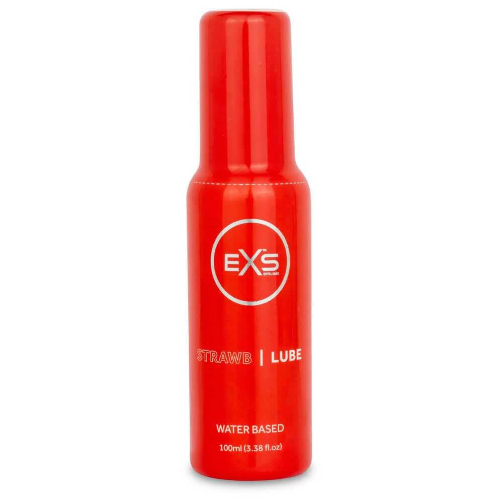 Vibrators, Sex Toy Kits and Sex Toys at Cloud9Adults - EXS Premium Strawberry Lubricant 100ml - Buy Sex Toys Online