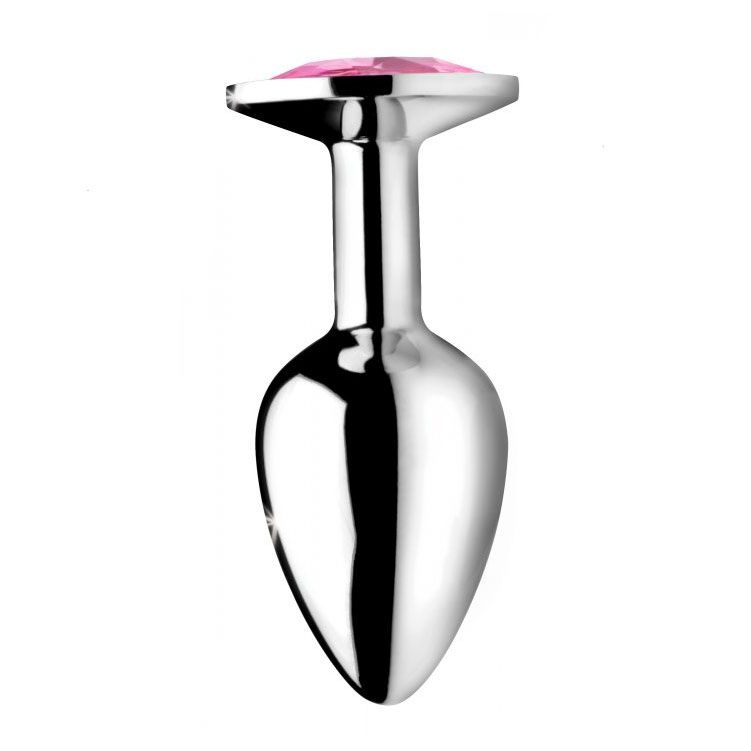 Vibrators, Sex Toy Kits and Sex Toys at Cloud9Adults - Booty Sparks Pink Gem Medium Anal Plug - Buy Sex Toys Online